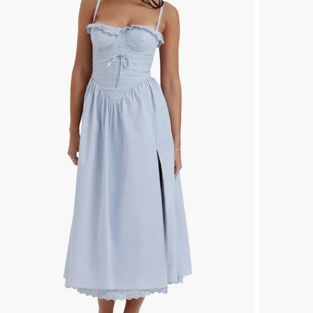 House of CB Light Blue Midi Dress